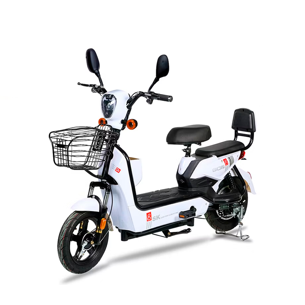 Bicicleta Electrica 350W Maximus Blanco Armable