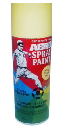 Pintura Spray Beige Abro 095