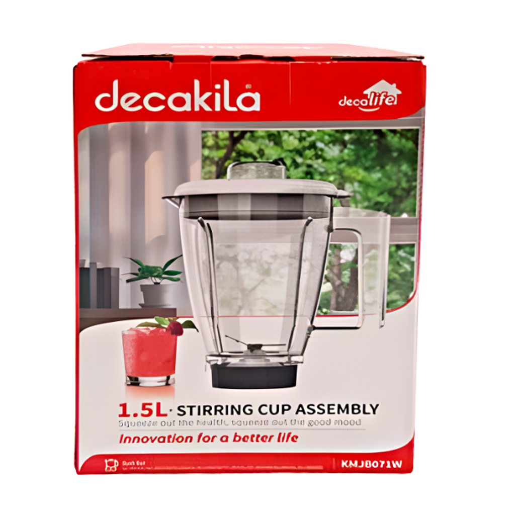 Vaso para licuadora plastico 1.5l decakila jb071w