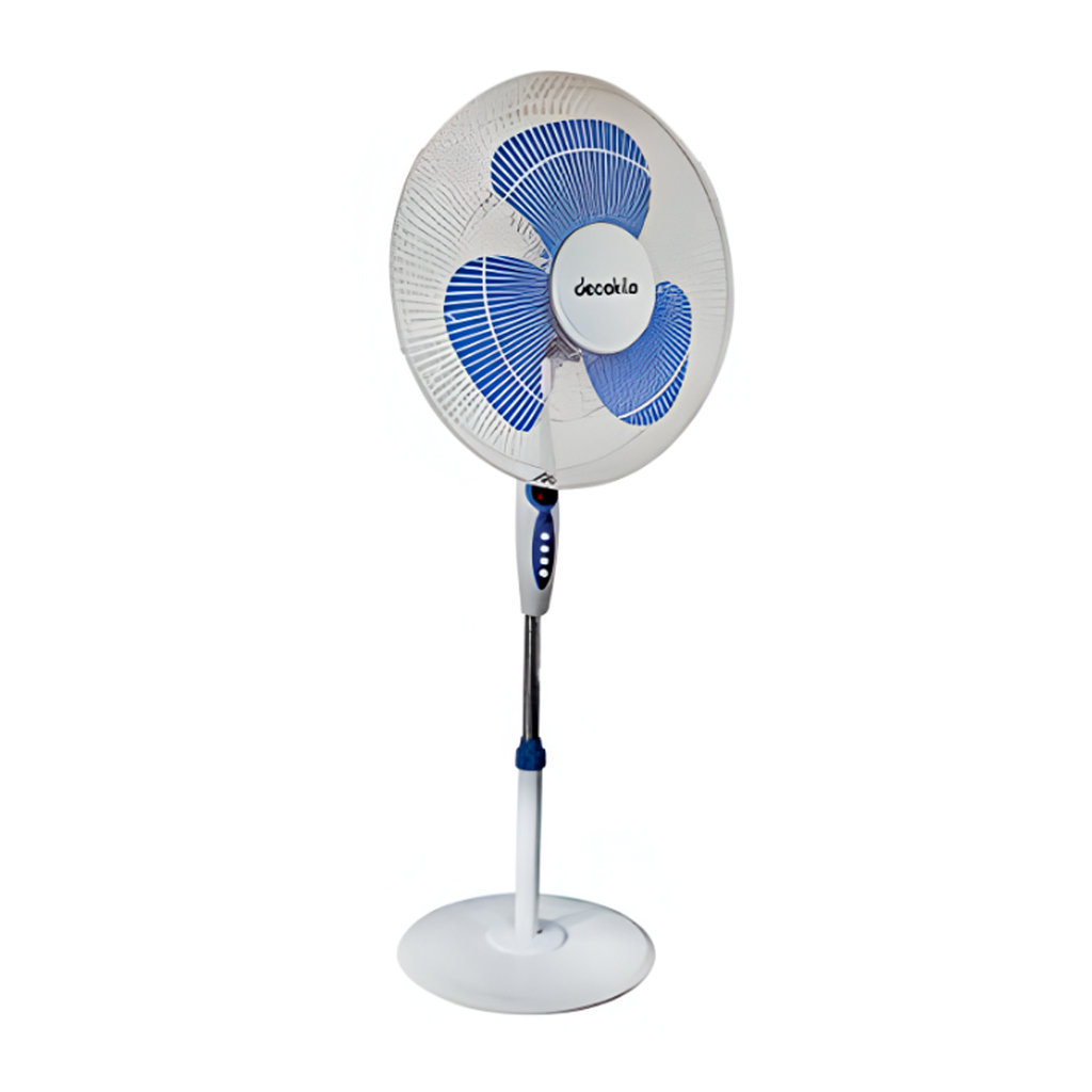 Ventilador  pedestal 16" 3a plastico azul 3v fc113l