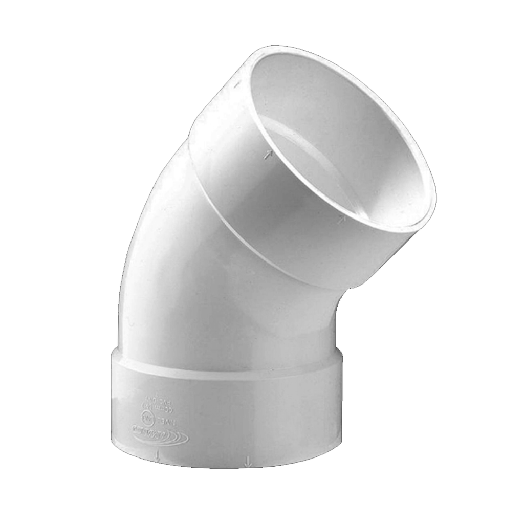 Codo pvc 3"x90 para drenaje inyectado