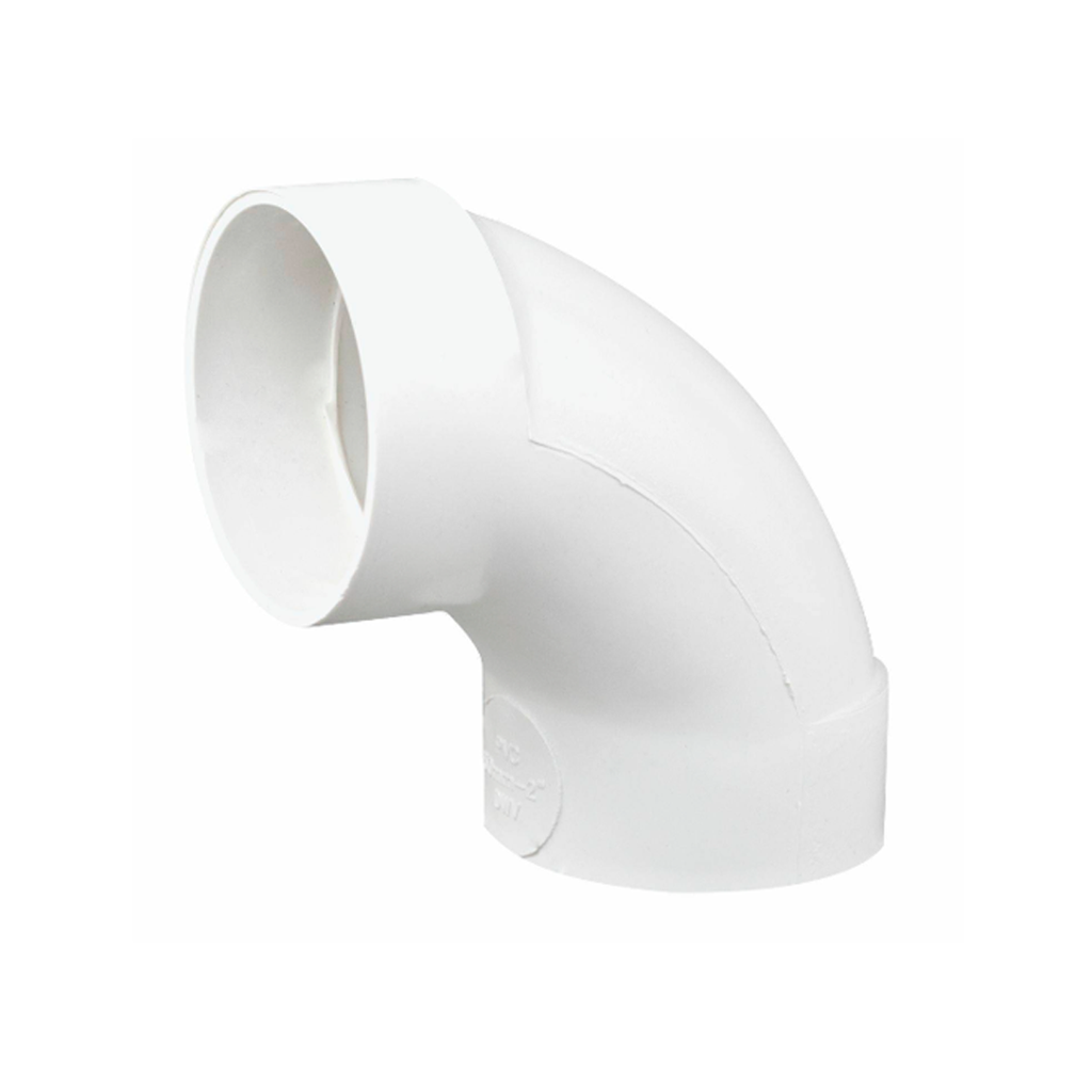 Codo pvc 4"x90 para drenaje inyectado durman