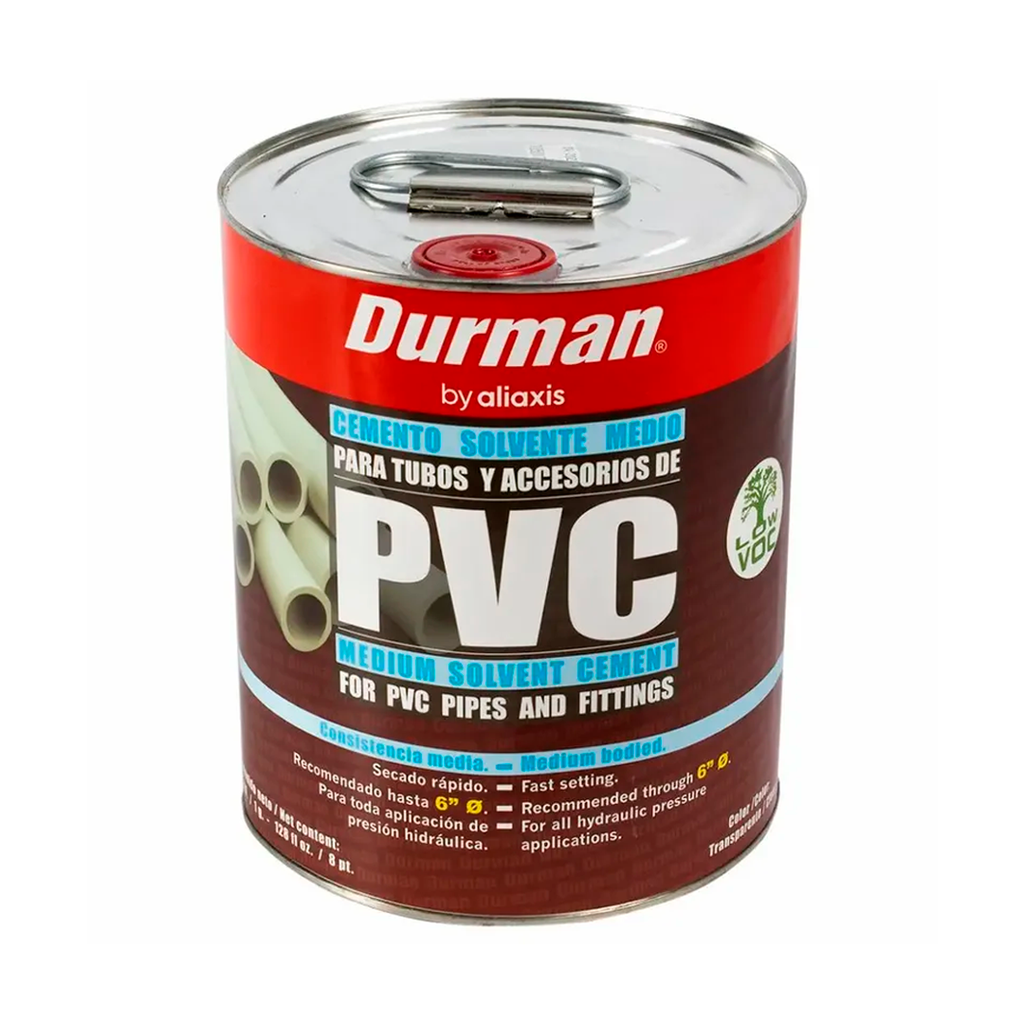 Pegamento pvc 1-galon durman