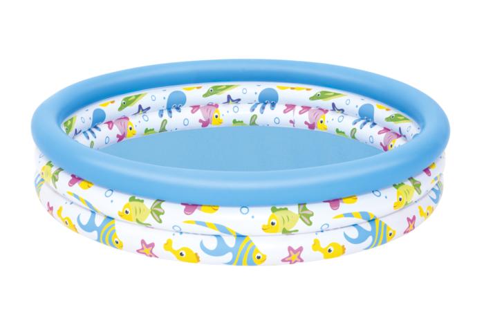 Piscina inflable de vinil 48"x10" diseño peces bestway 51009