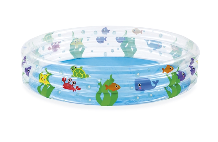 Piscina inflable de vinil 60"x12" diseño peces bestway 51004