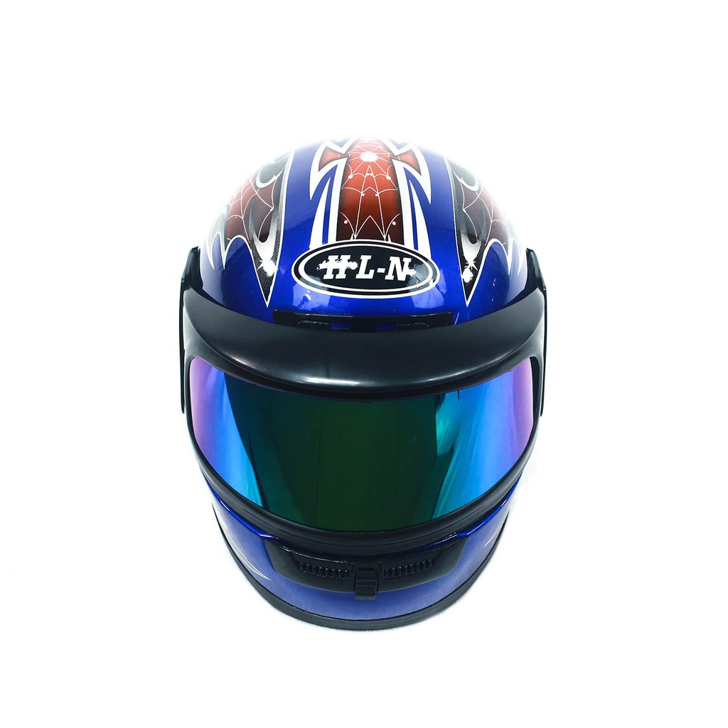 Casco de moto pingan con visera