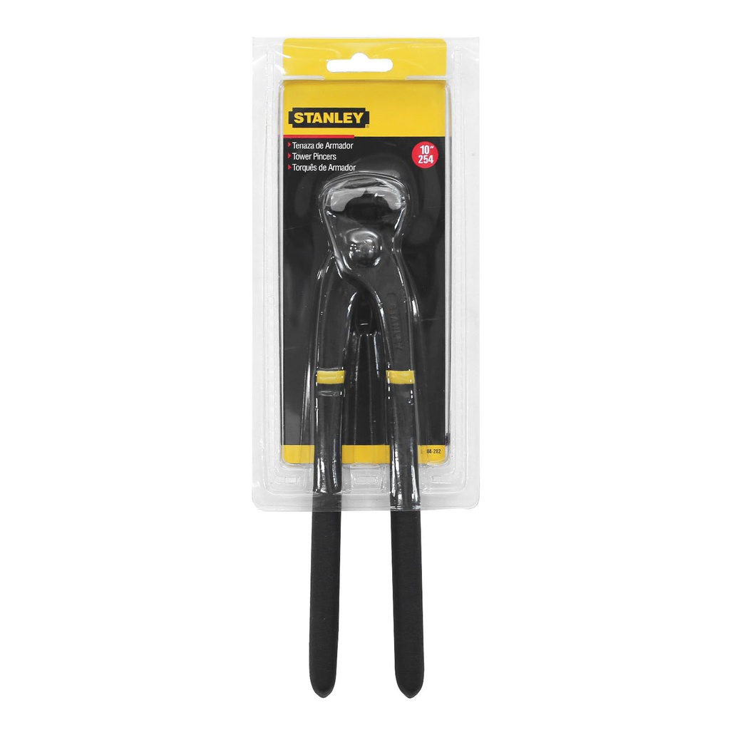 Alicate con cabeza pequeña 10" stanley 84-282