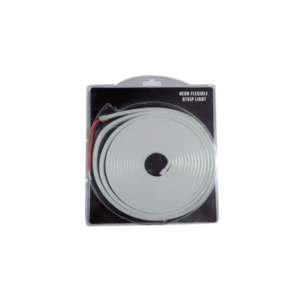 Cinta neon 5-mts 8w 12v mundi-lite blanco