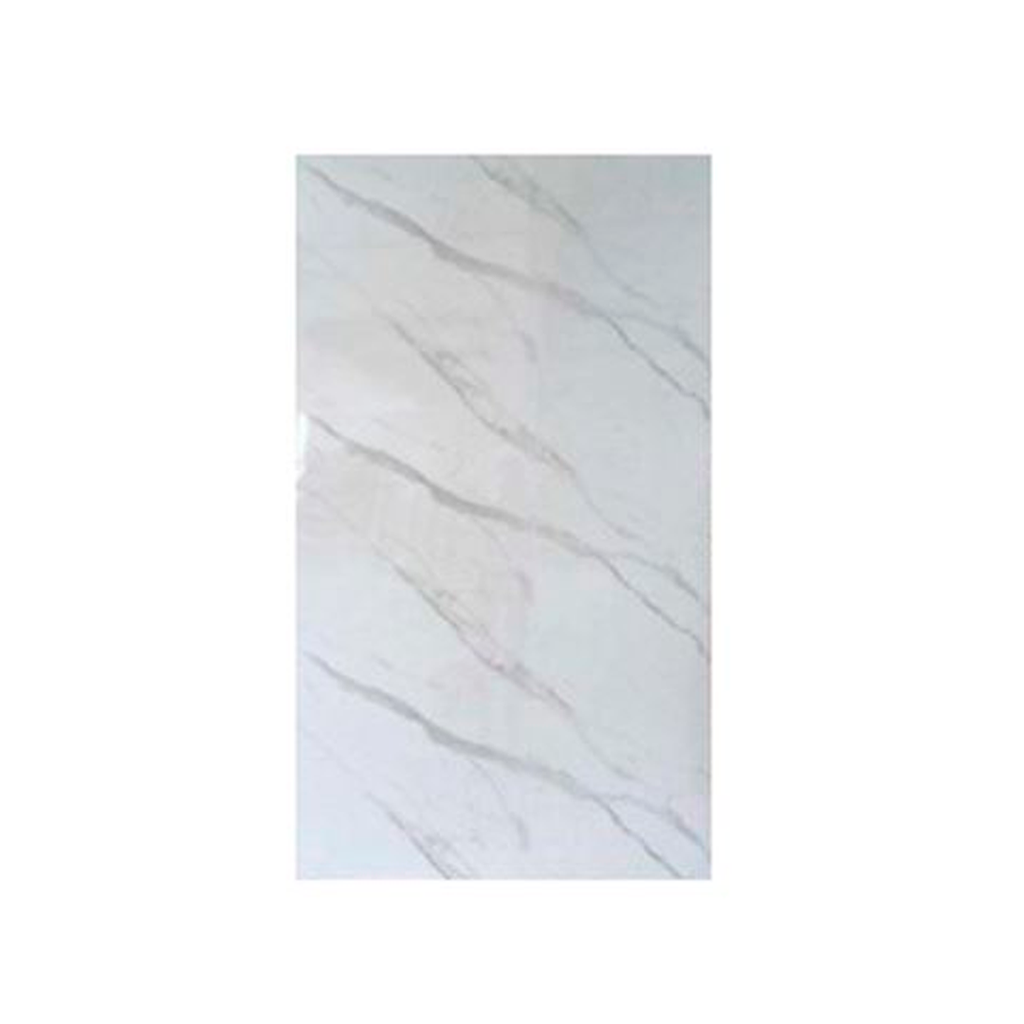 Lamina pvc uv 1.22x2.30m 3mm marmol blanco