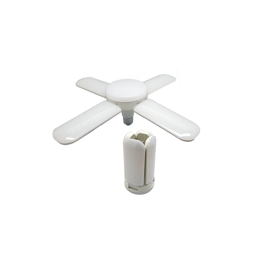 Lampara plegable led 4-aspas 50w e27
