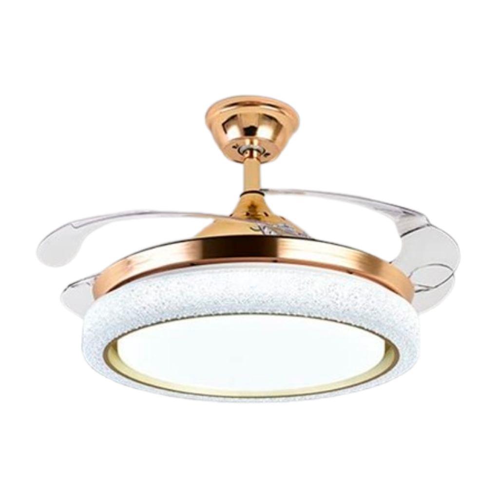Ventilador de techo 42" 4a led blizzard cf-161 dorado