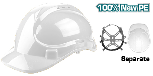 Casco de seguridad blanco total tsp2609