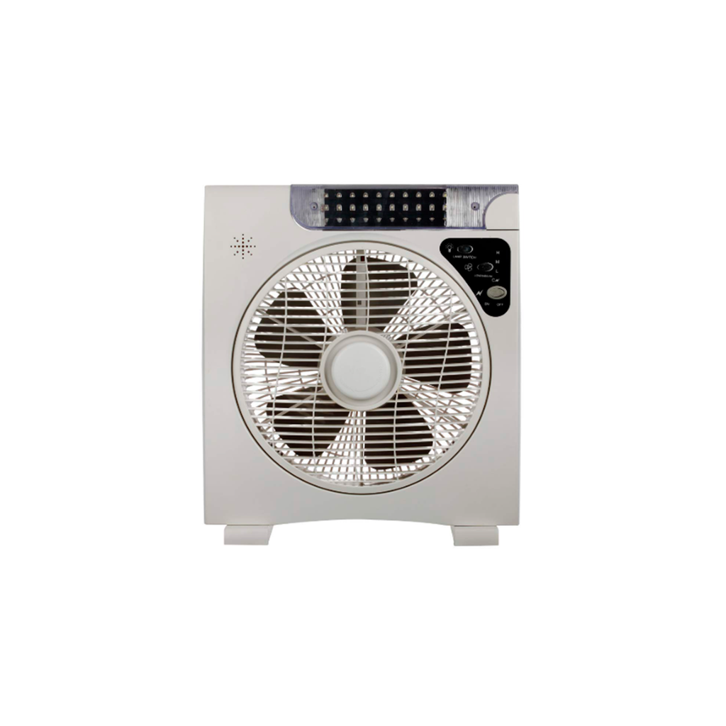 Ventilador recargableable 12" 5a blizzard dc-630