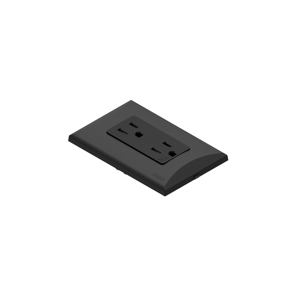 Tomacorriente doble 15a eagle 1009a-bk