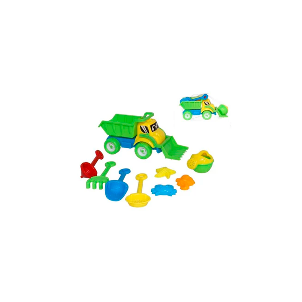 Juguete juego para playa 7pc con volqueta 7727