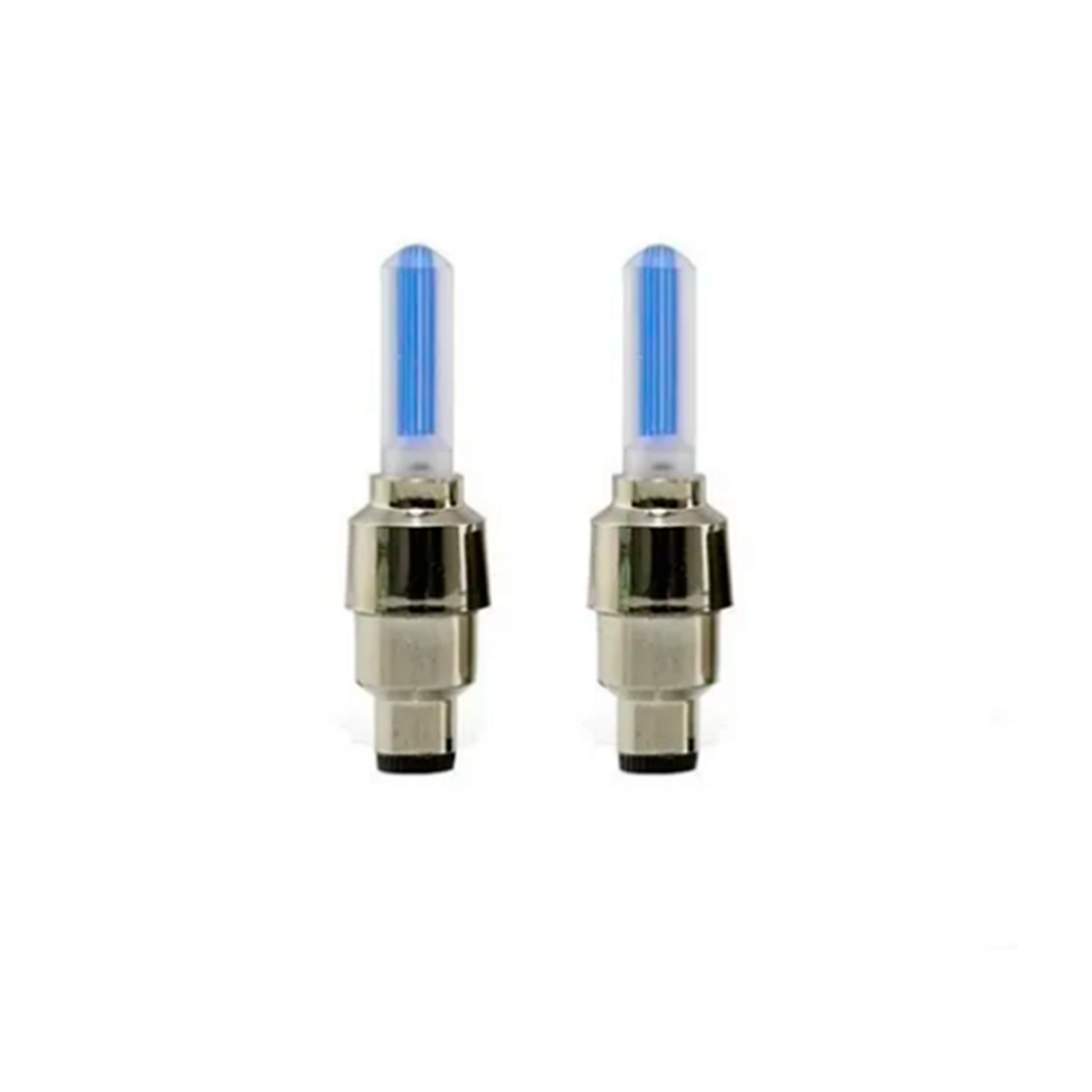 Tapon led para centro neumático de bici 2pc varios colores