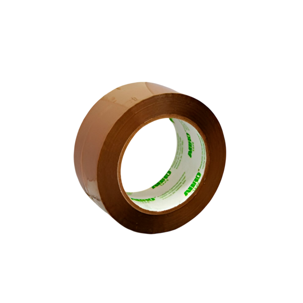 Tape avana con codigo de barra 2"x150yd abro cafe