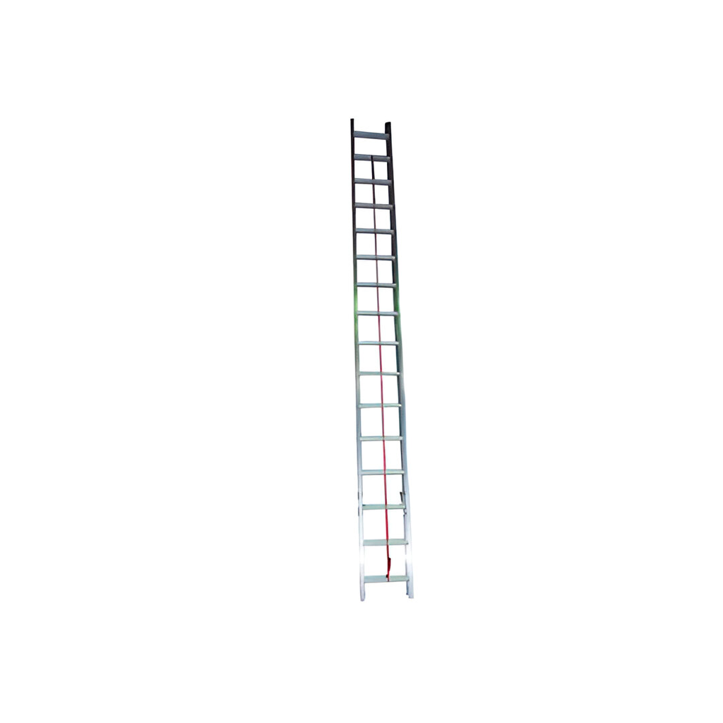 Escalera aluminio recta ajustable 32' con lazo 494-32n