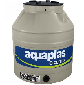 TANQUE PARA AGUA TRICAPA CON ACCESORIOS 750 LITROS AQUAPLAS GRIS