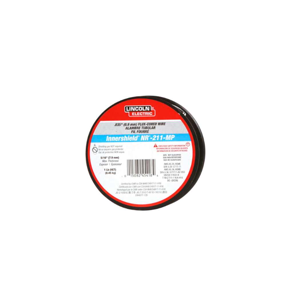 Alambre para soldar 0.035" nr211mp linc 1lb