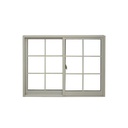 Ventana corrediza cuadriculada upvc 1.5 x 1.2 metros s58 blanco