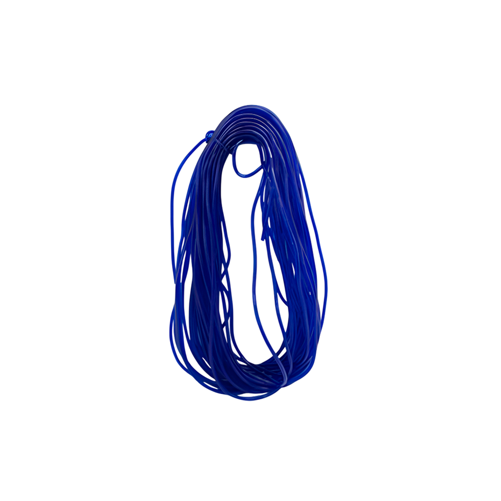 Cordon plastico 4mm azul normal (1-libra)