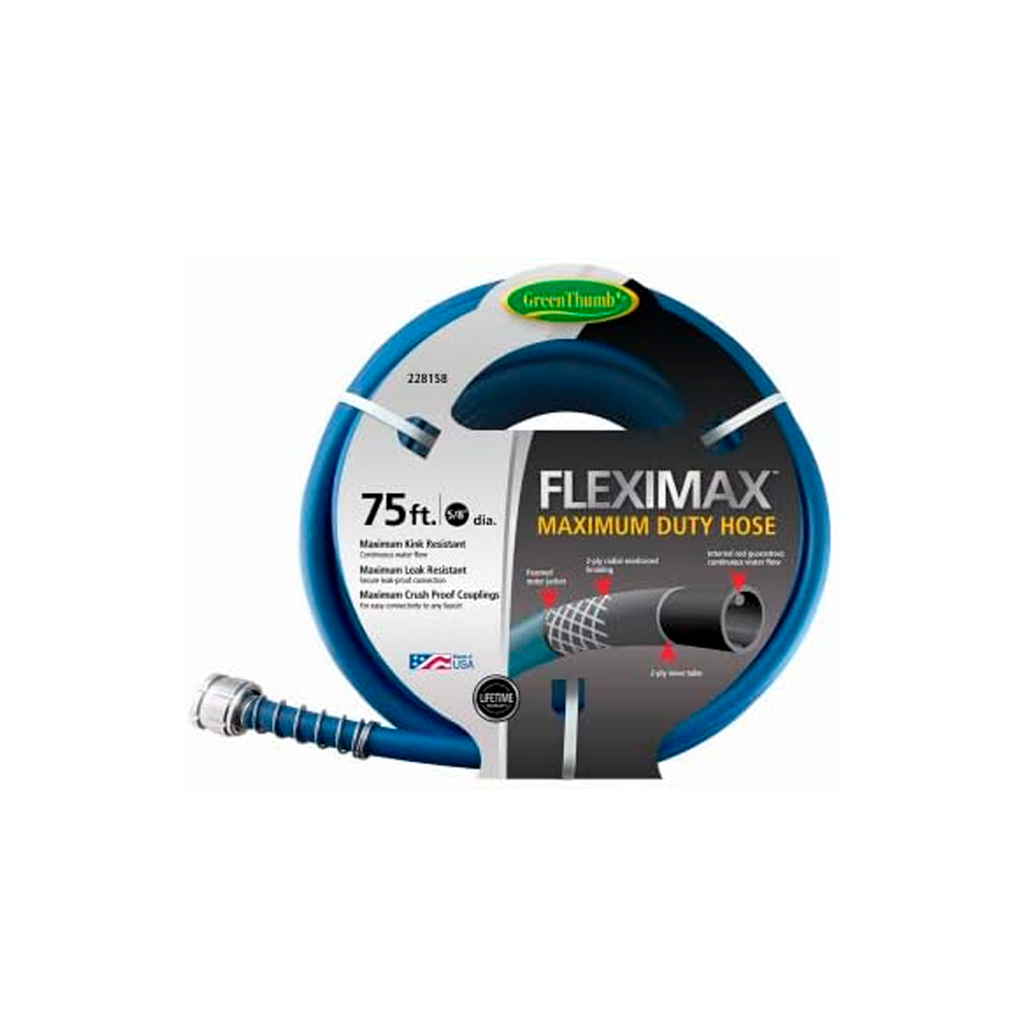 Manguera jardin 75'x5/8" fleximax 228158