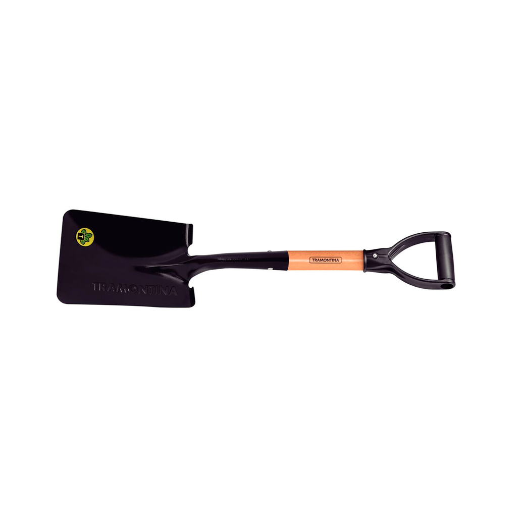 Pala cuadrada con mango 65cm tramontina 77497/404