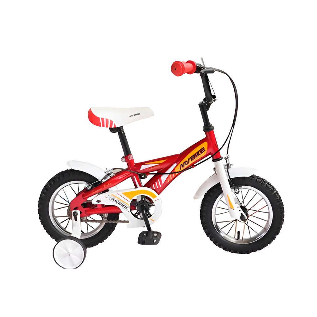 Bicicleta 12 bmx niño 1v max con guias rojo armada