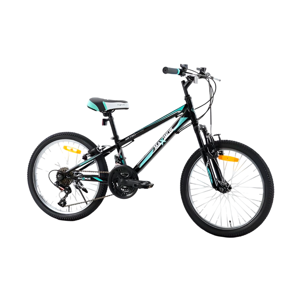 Bicicleta 20 mtb niño 18v tu ab sus d verde/negro armada