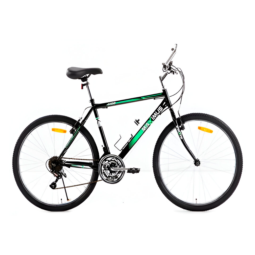 Bicicleta 24 mtb 21v tubo aba cro max verde/negro armada