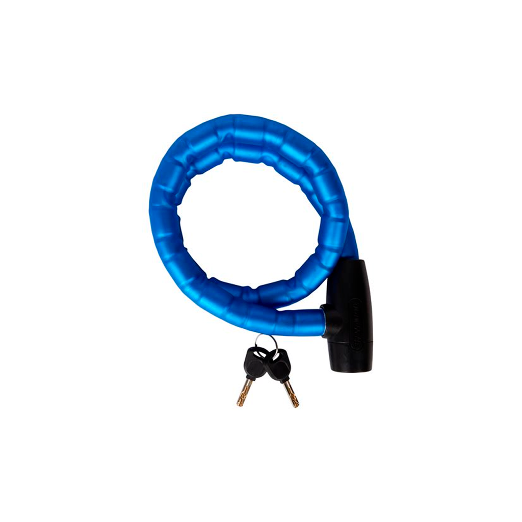 Candado cable 22mmx1m ntbl-220 varios colores