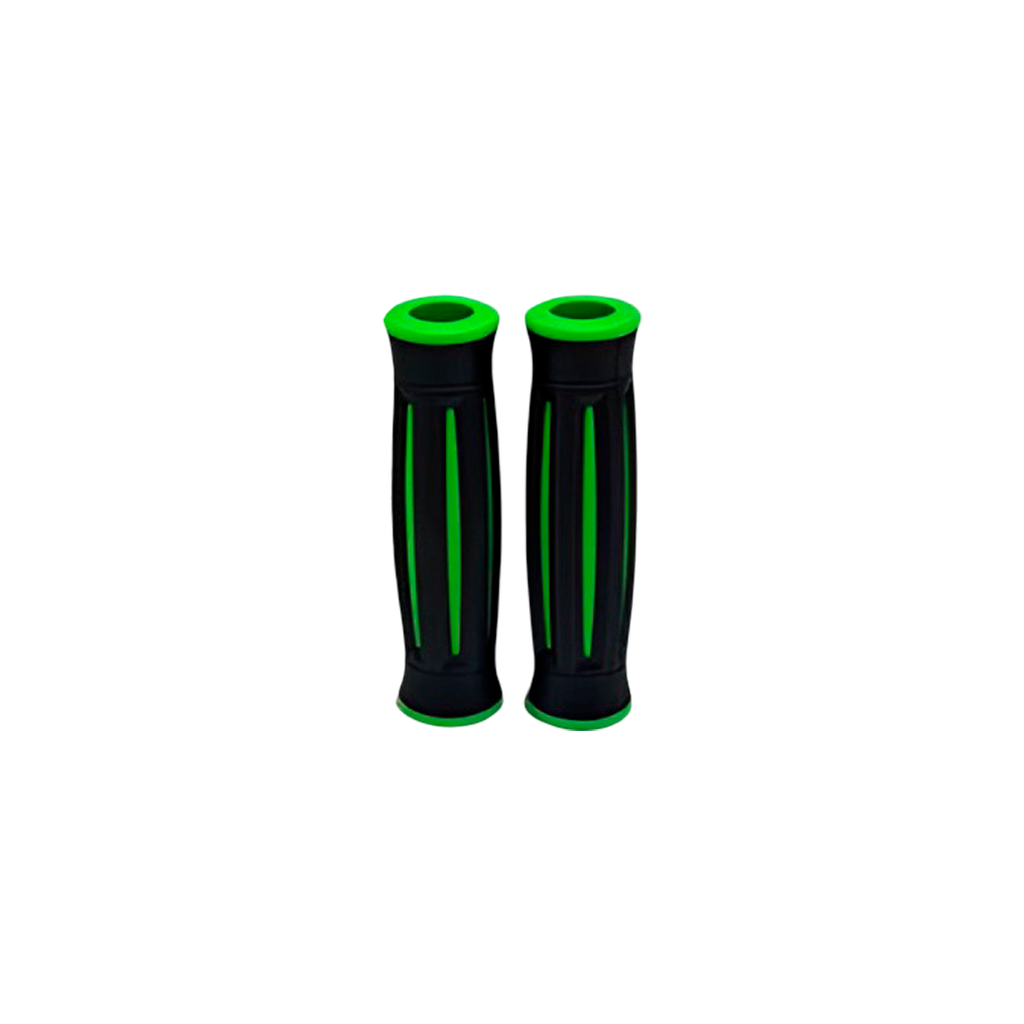 Guante bicicleta hy-006a mtb negro/verde sin tope