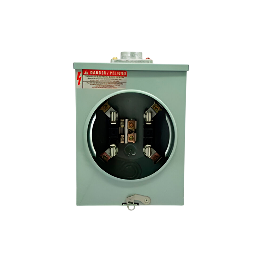 Base contador electricidad 125a gtfp 1.1/4" gris