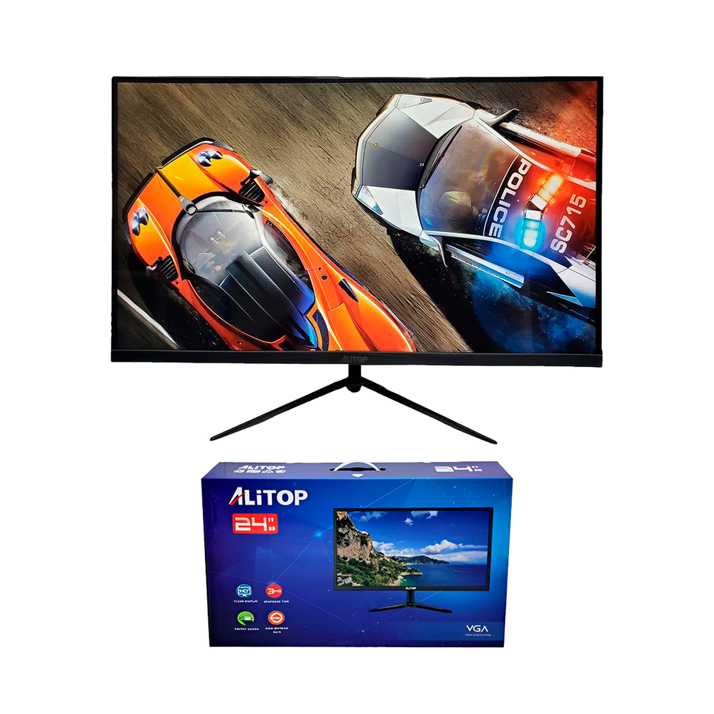 Monitor 24" alitop hdmi negro