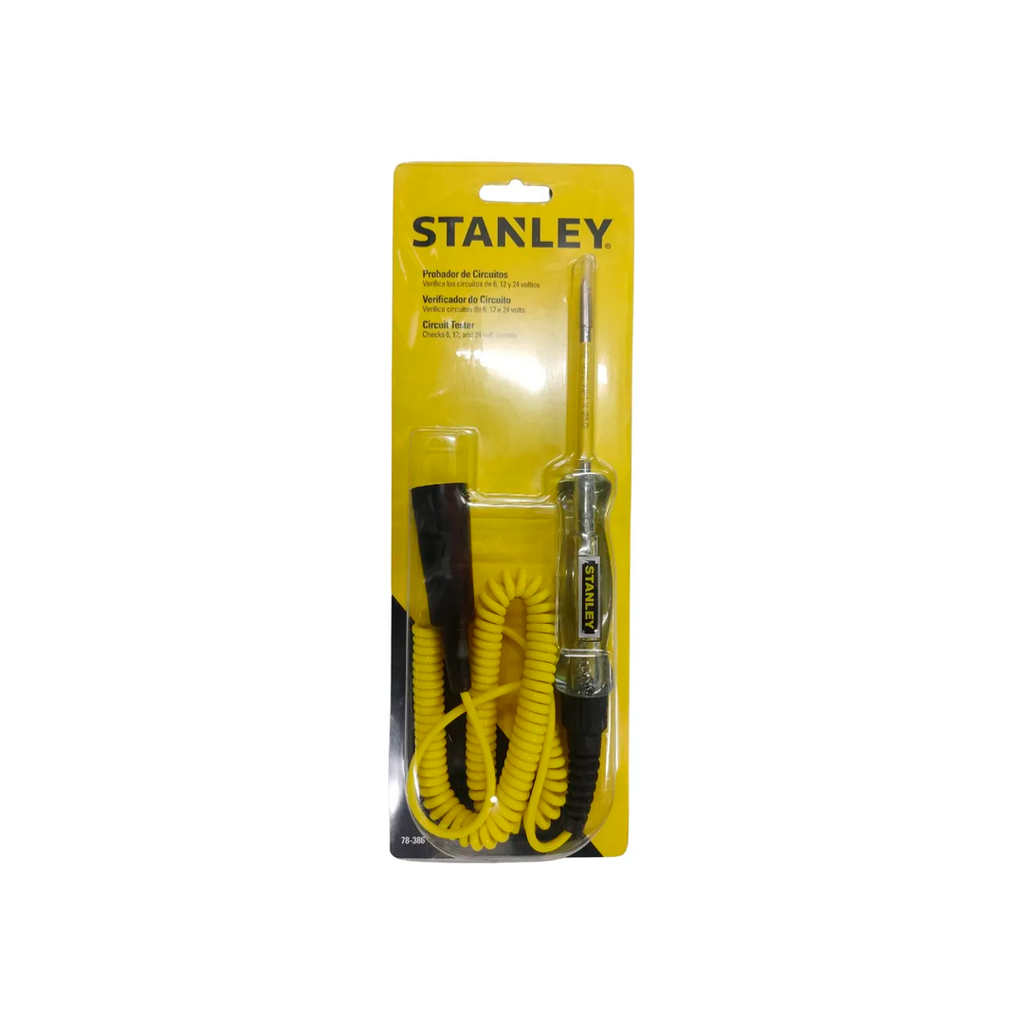 Probador voltaje 6-24v stanley 78-386la