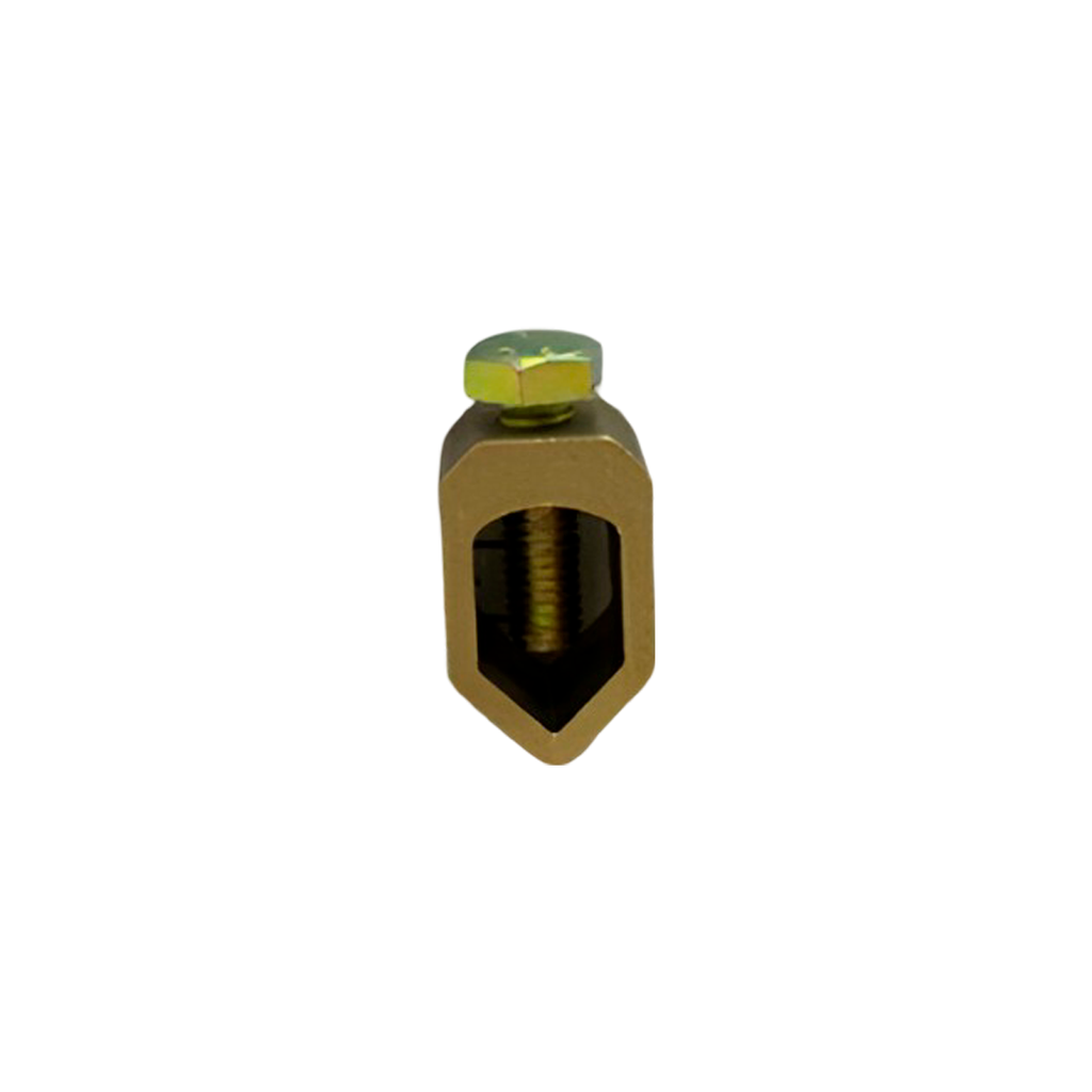 Abrazadera para varilla de polo tierra 3/8" 410