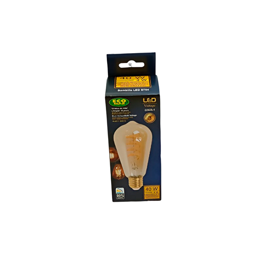 Bombillo led vintage 4w e27 st64 2200k 22926