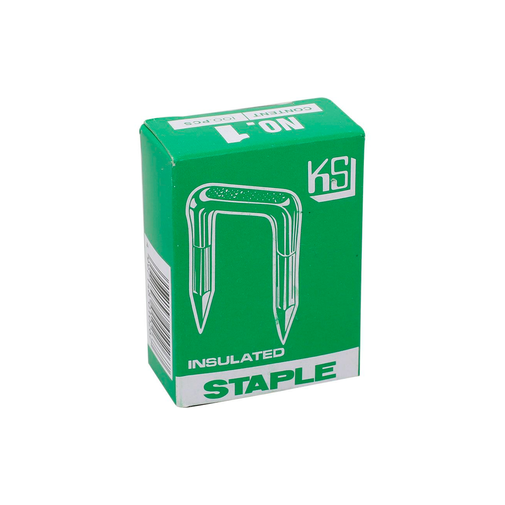 Grapa aislante para electrico #1 100pks 10267