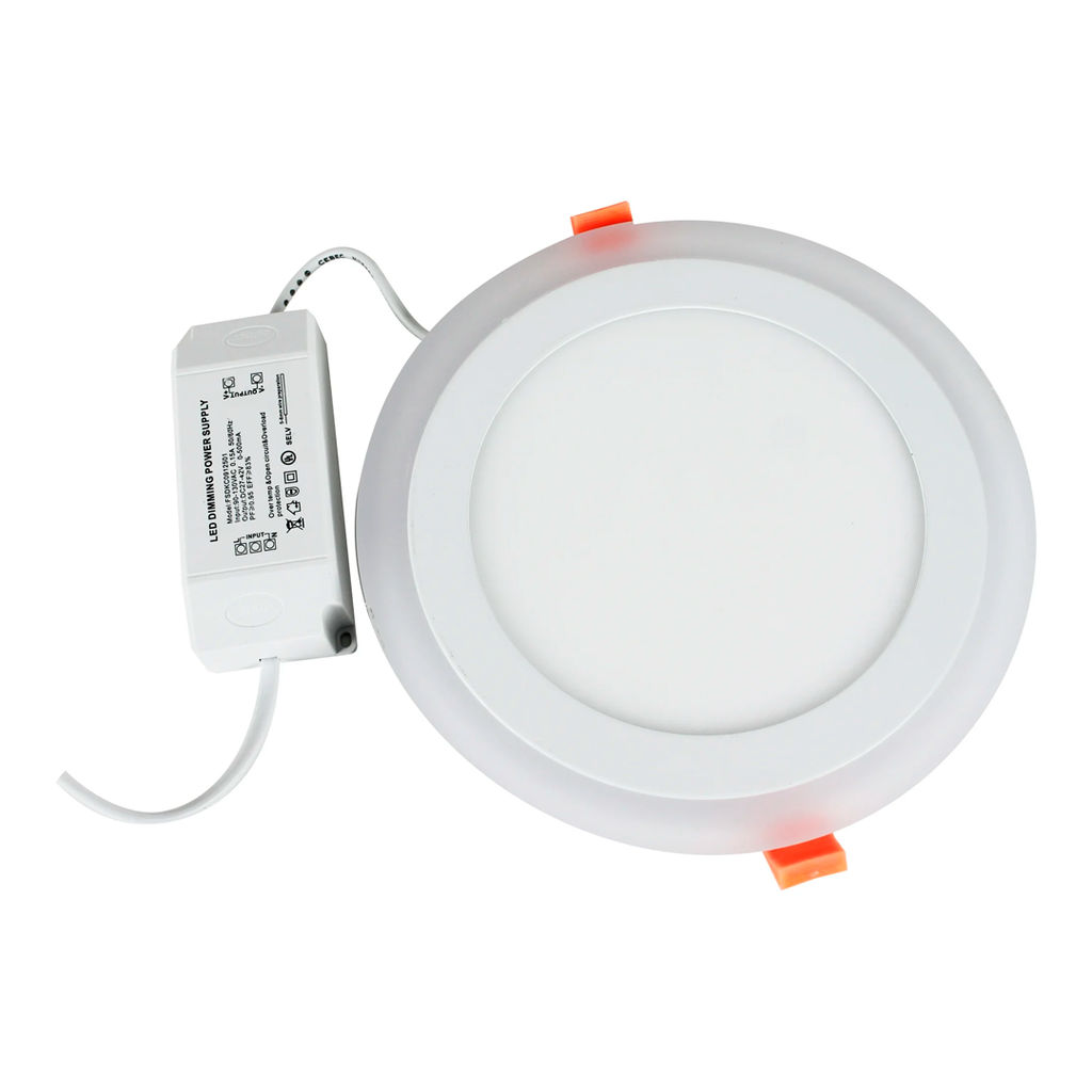 Lampara panel empotrable led 12w 6500k red blanco