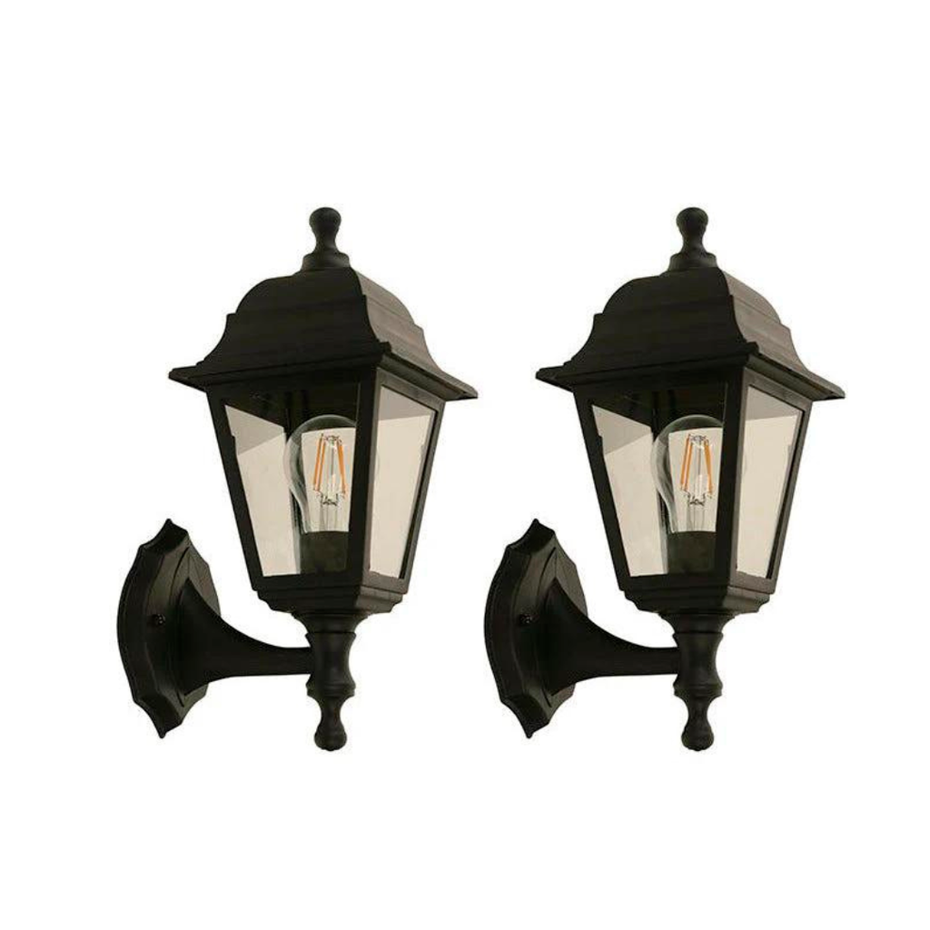 Lampara pared 1l 40w lumi 23485-2 negro