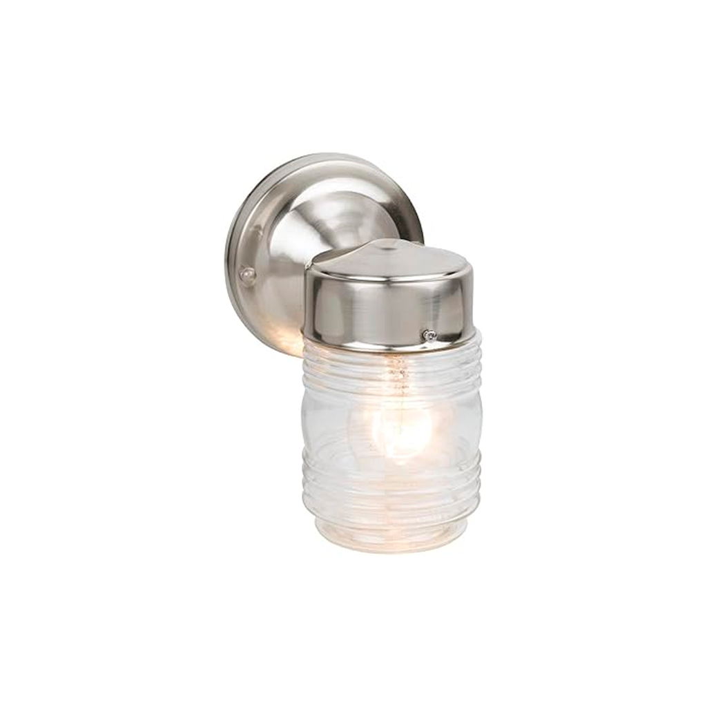 Lampara pared 1l westinghouse 66097 niquel/ blanco
