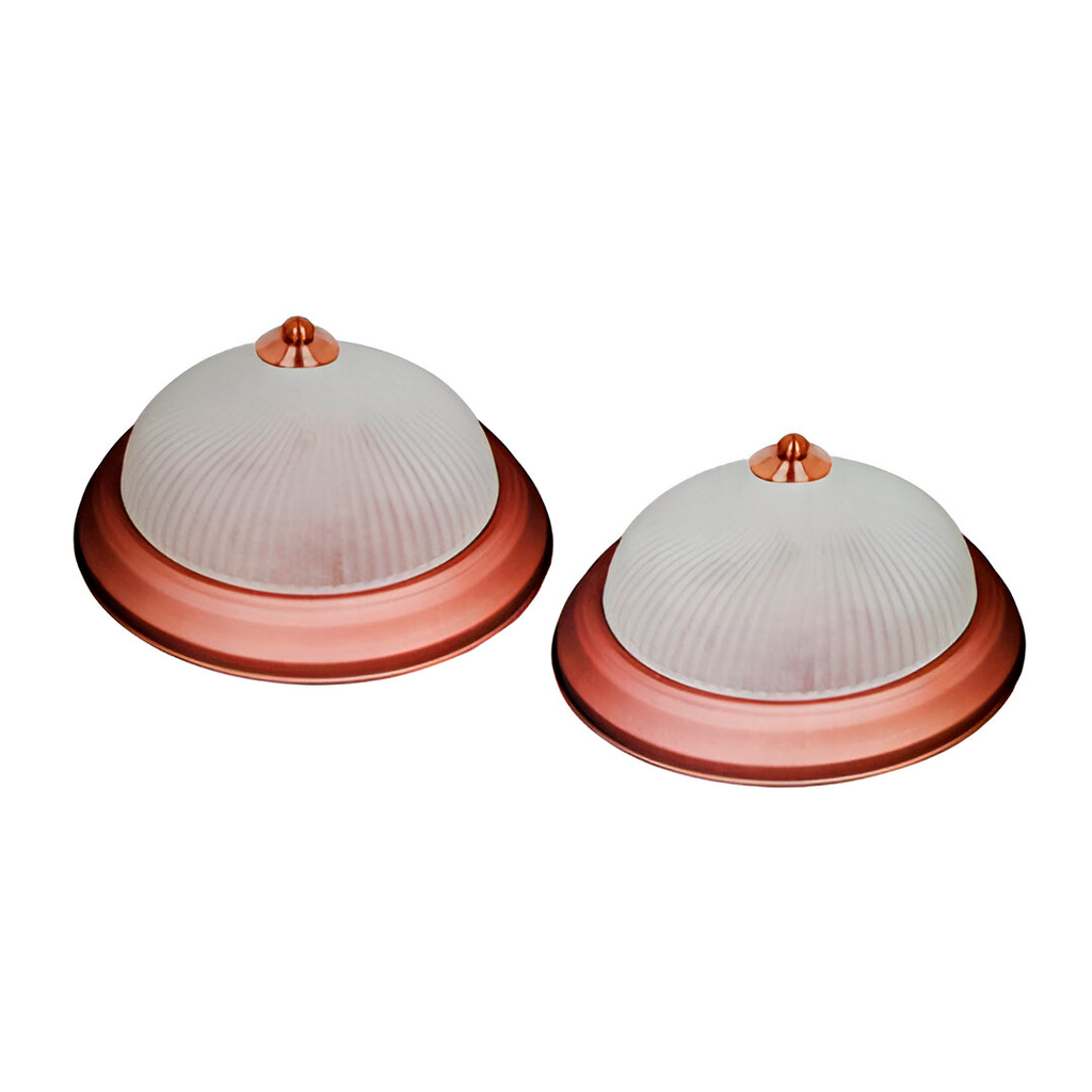 Lampara techo 2l mundi 006-2rojo rustico