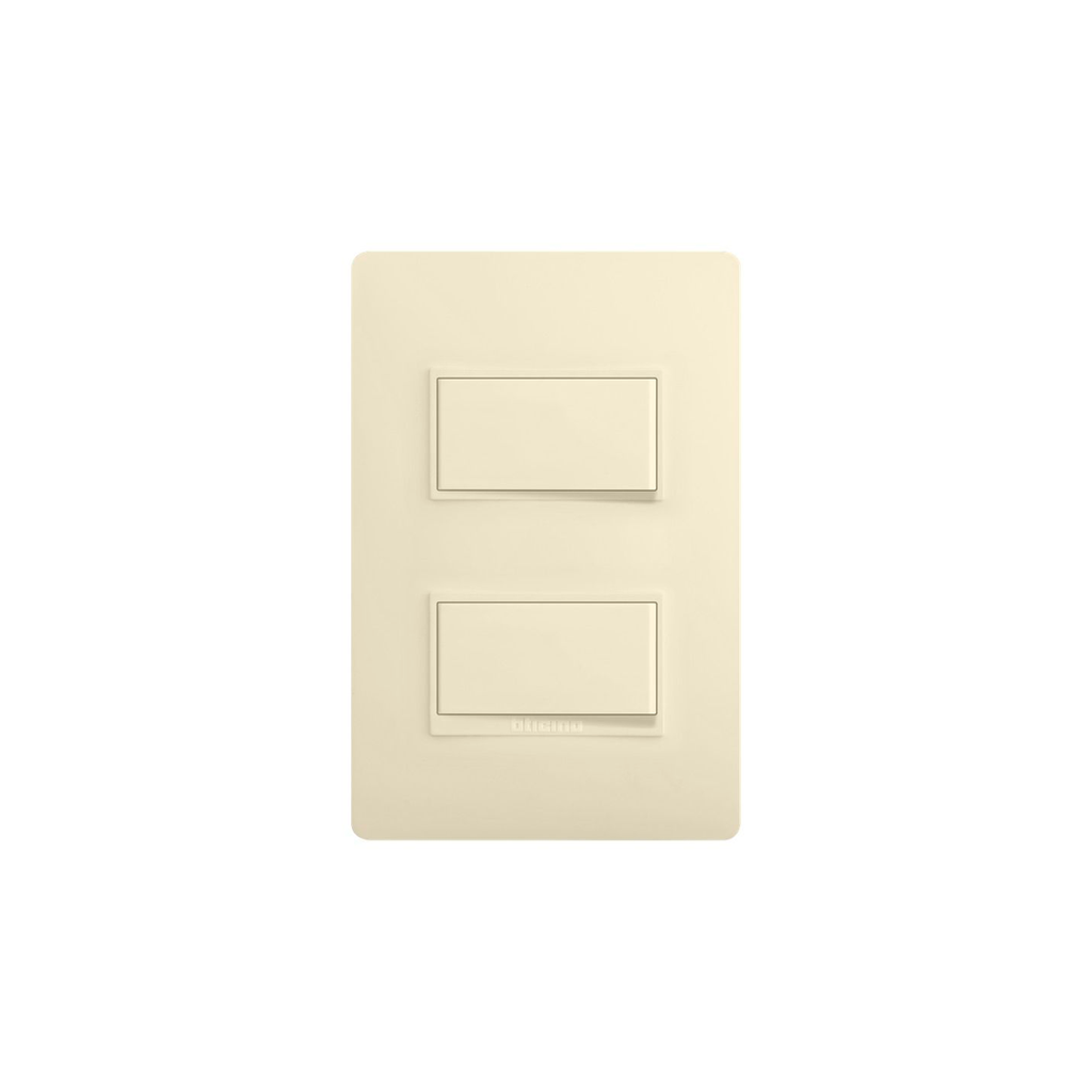 Switch doble 15a bticino luzica pu5200m