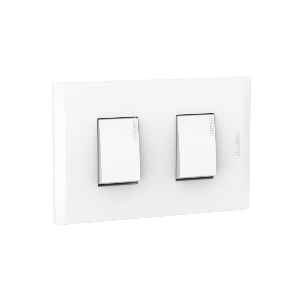 Switch doble nobile btiaf2200eb blanco