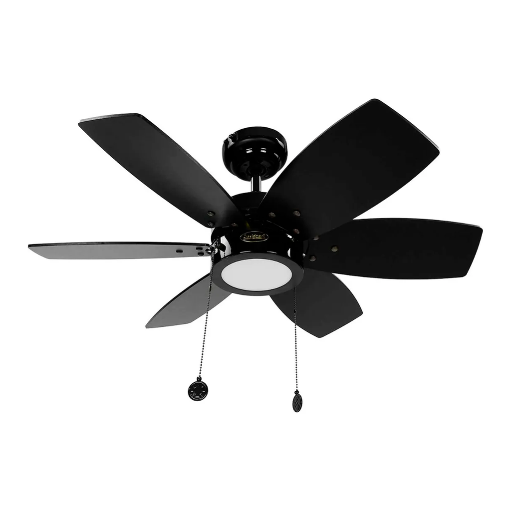 Ventilador techo 32" 6a 3l lumi 20952-2 negro