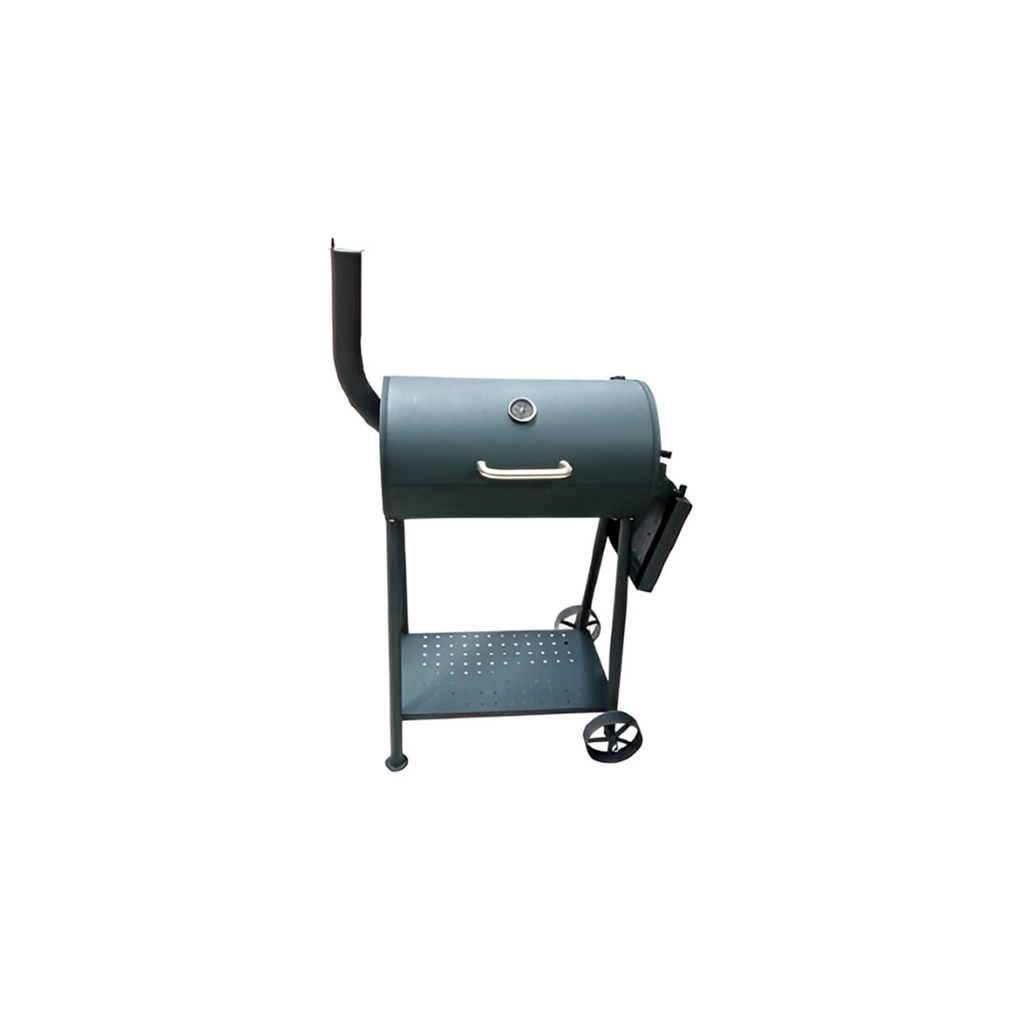 Asador redondo 100x52x125.5cm con llantas sk02-1