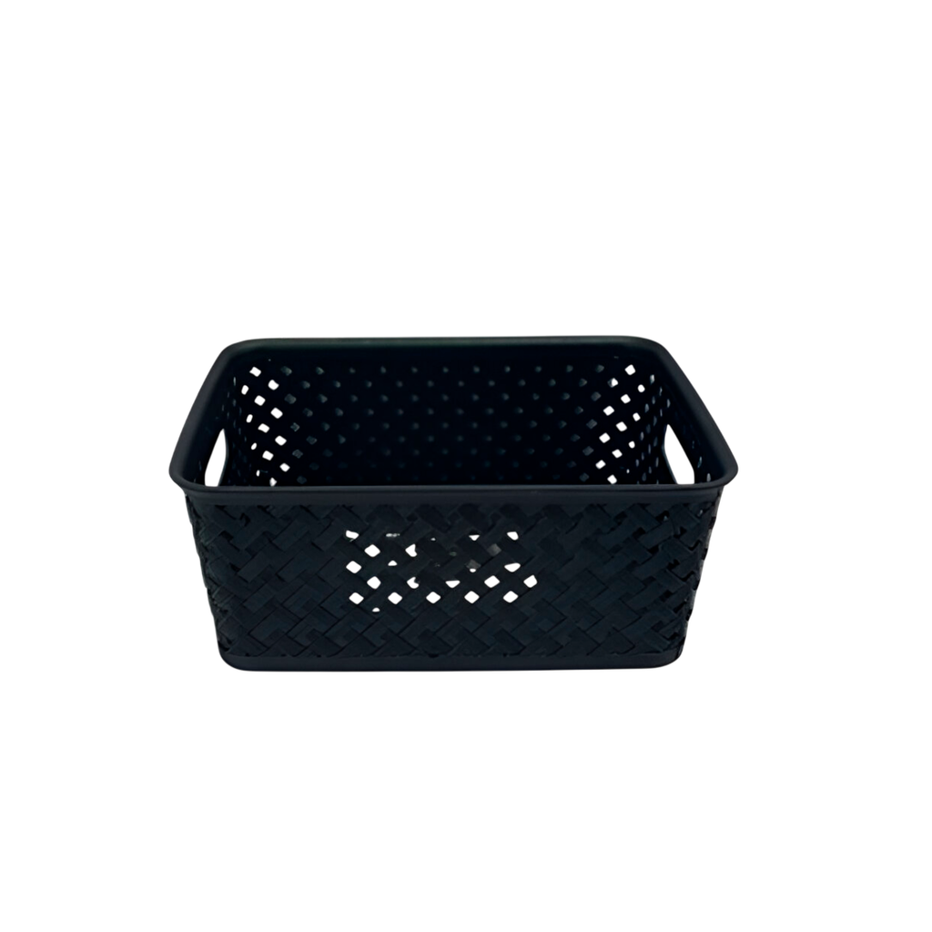 Cesta plastica 25x20x10cm 176100260 varios colores