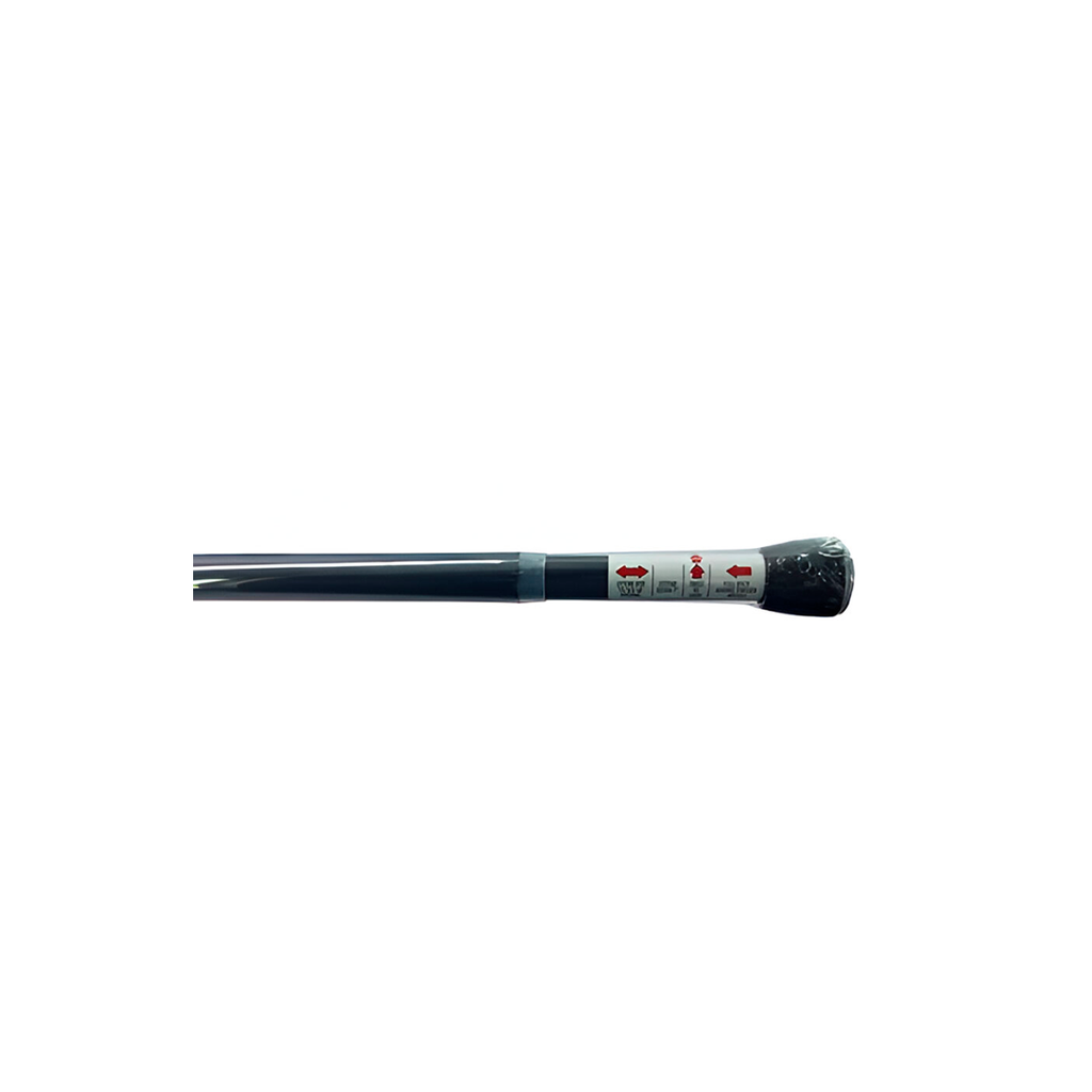 Cortinero acero inoxidable  50-87" interd 78674 negro