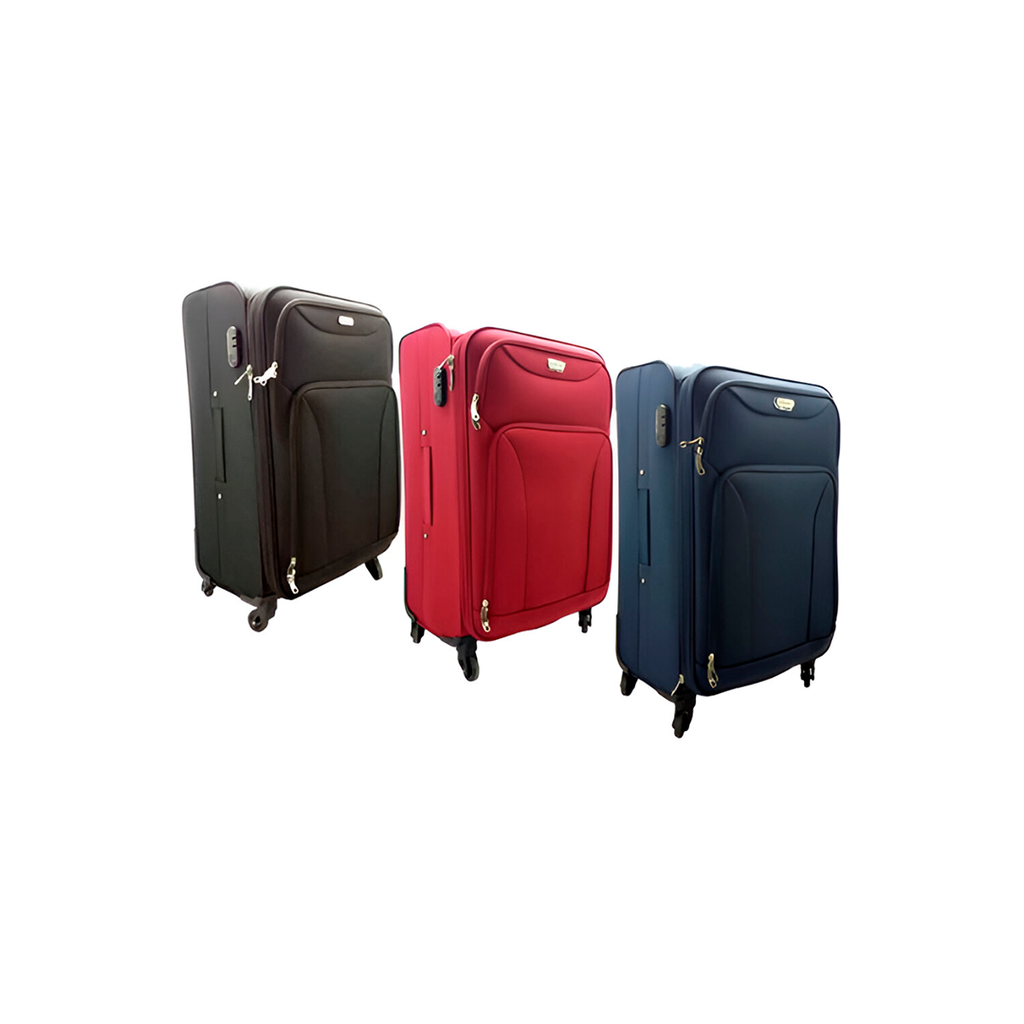 Maleta tela con rodos 24" 8930 varios colores